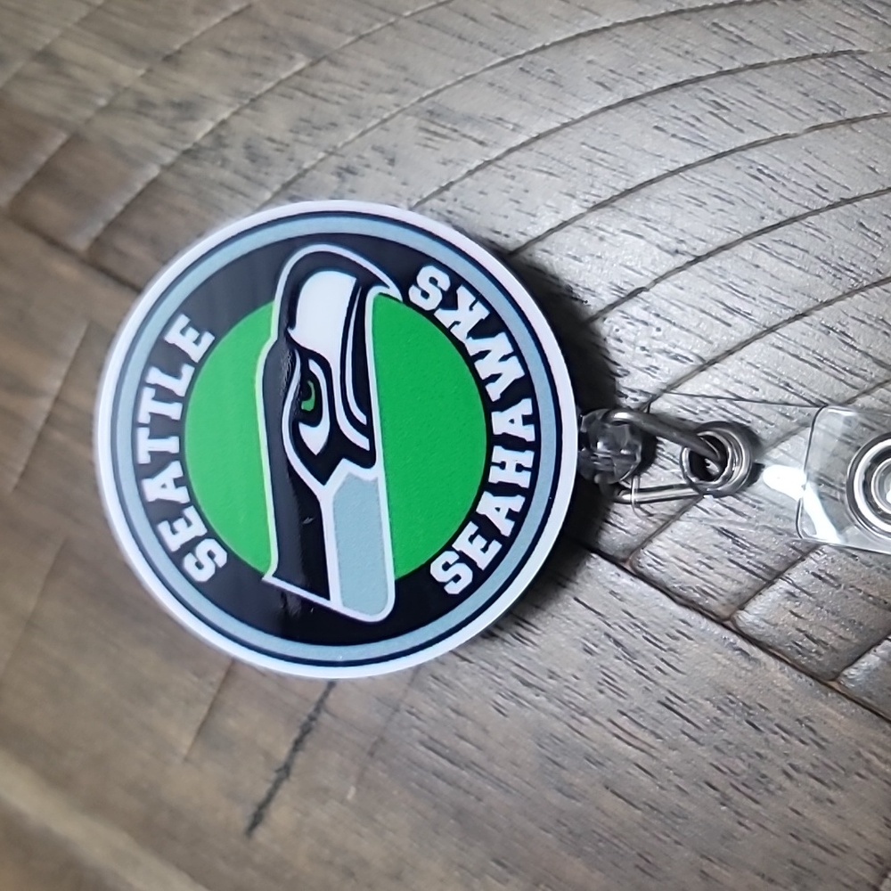 Seattle Seahawks badge reel